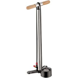 LEZYNE ALLOY FLOOR DRIVE TALL SILVER/HI GLOSS