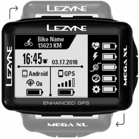 Lezyne Mega XL GPS Black