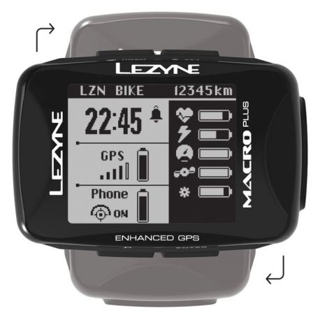 Lezyne Macro Plus GPS Black