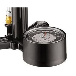 Lezyne 220 PSI Floorpump Gauge 3.5 Inch Black/Silver